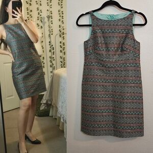 Adrianna Papell Multicolor Patterned Mini Dress